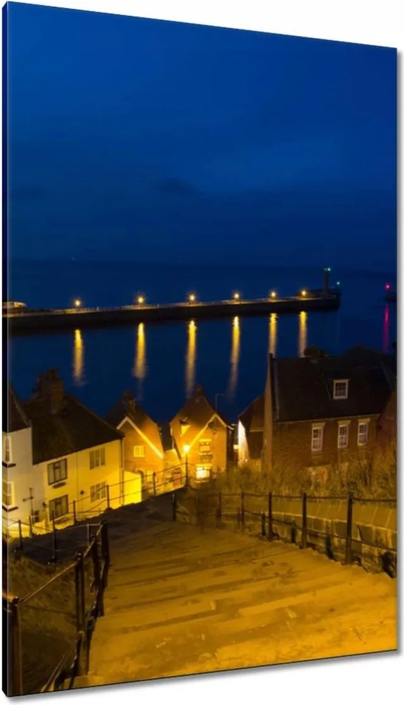 Vászonkép 80x120 Séta az éjszakában