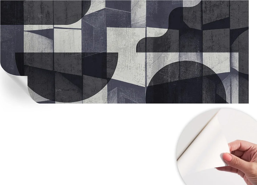 Dekoratív öntapadós tapéta Divatos minták Geometriai szimmetria 250x104