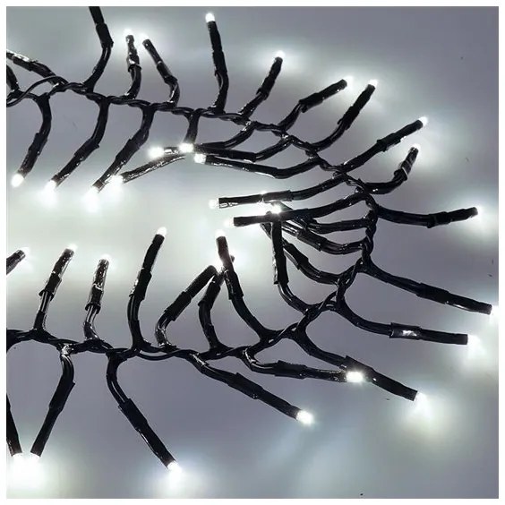 Solight 1V11-W - LED Karácsonyi lánc 576xLED/8 funkció 8m IP44 hideg fehér + távirányító