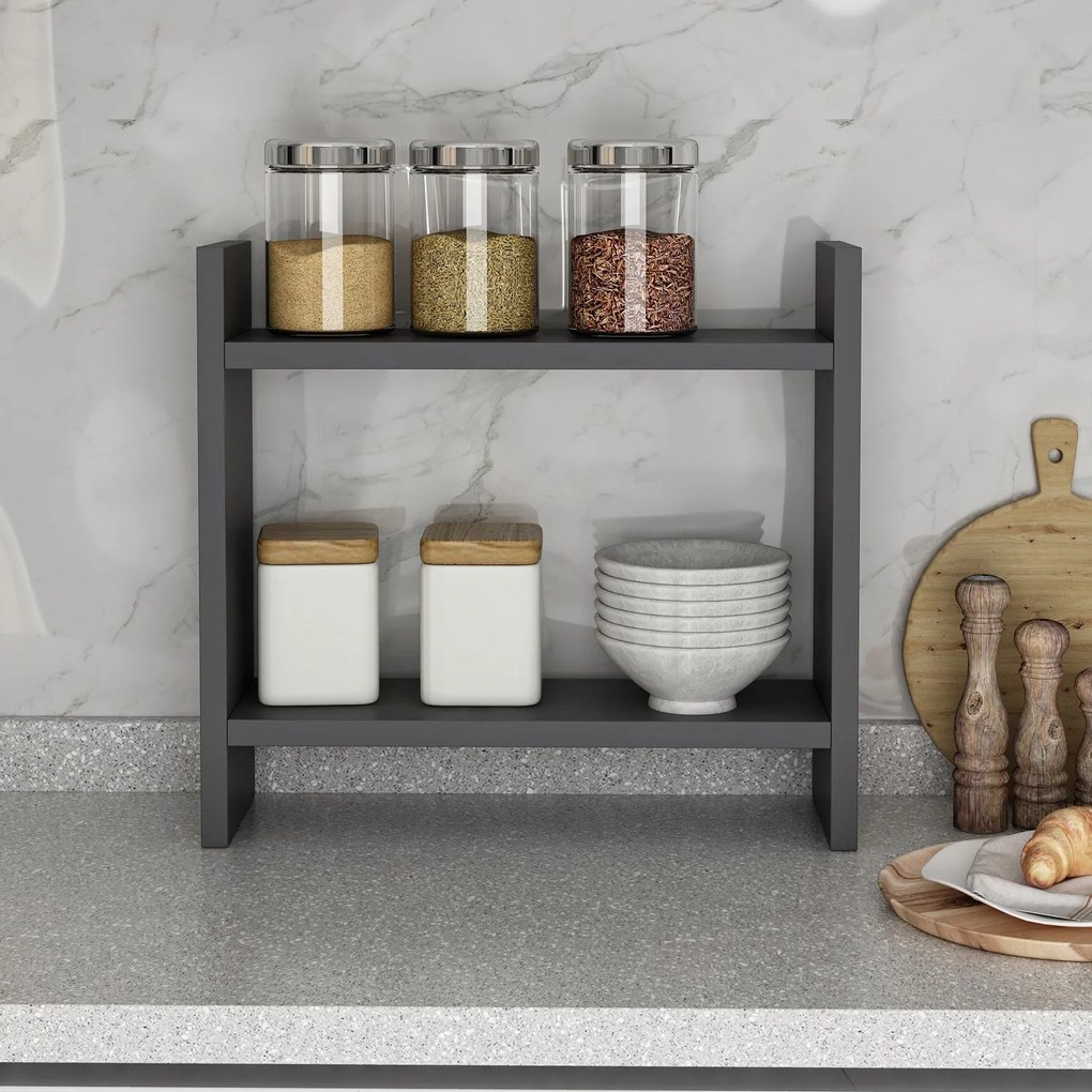 Konyhai polc Denver - Anthracite