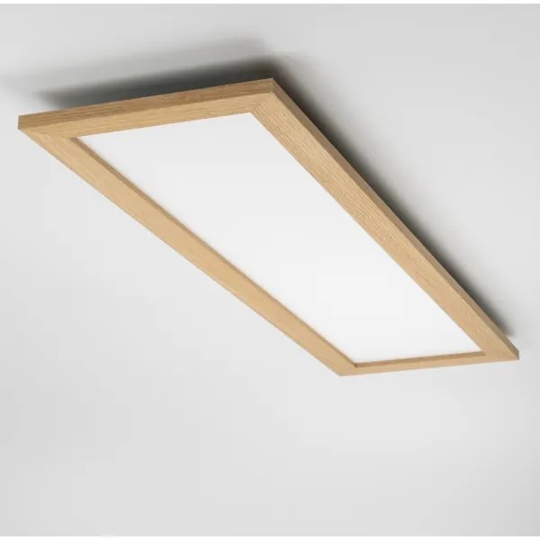 Brilagi - LED Mennyezeti lámpa SLIMFRAME WOOD LED/58W/230V 124x34 cm barna
