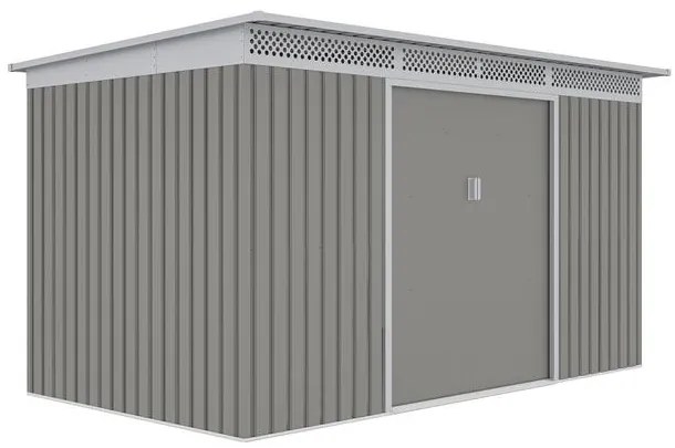 Kerti tároló G21 GRAH 700 - 340 x 206 cm, metál szürke  (63900993)