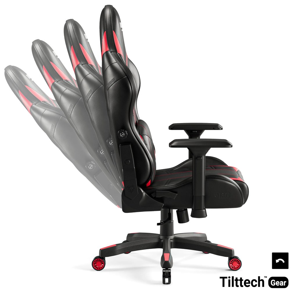 Diablo X-Ray 2.0 King Size gamer szék: fekete-piros