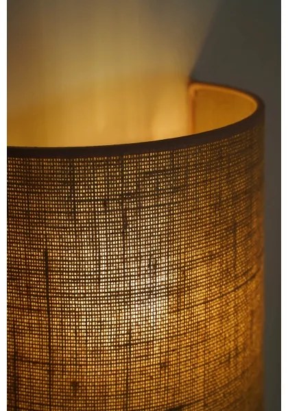 Duolla - Fali lámpa YUTE 1xE27/15W/230V átm. 20 cm barna