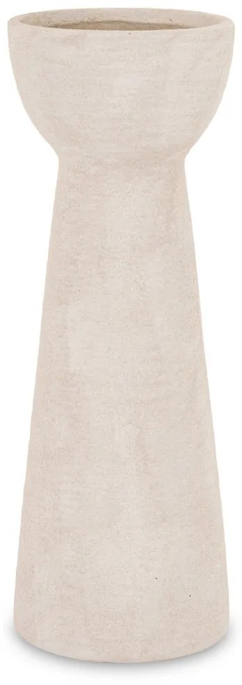 Evora design Váza kerámia fehér 35x12.5x12.5cm