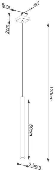 Sollux SL.1266 - Csillár zsinóron PASTELO 1xG9/8W/230V fa