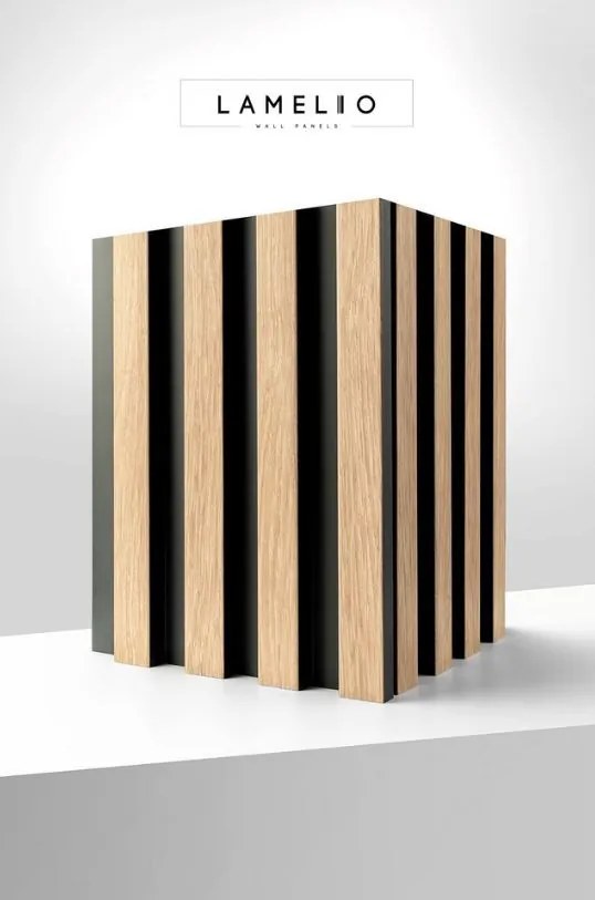 LAMELIO VASCO Aranytölgy lamella falpanel 270 × 12,2 cm