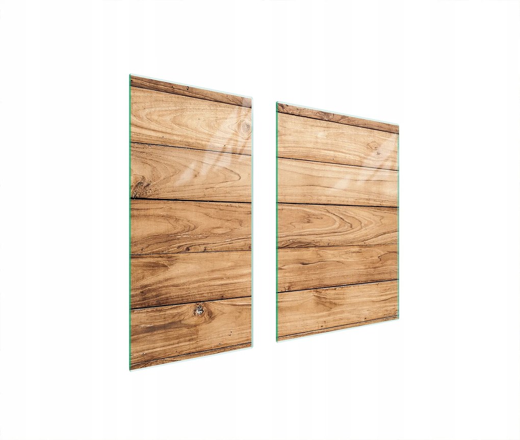 Üveg Védőlap Deszka 75x52 Fa Edzett Üveg