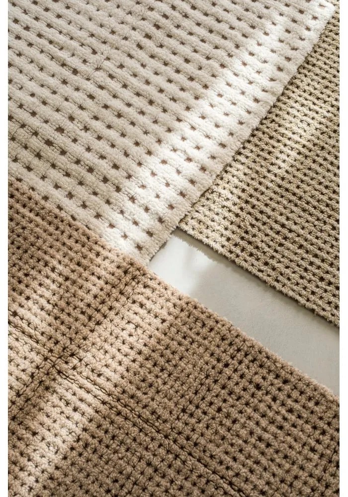 Natúr színű mosható-kézi szövésű gyapjú szőnyeg 80x140 cm Unexpected Wool – Lorena Canals