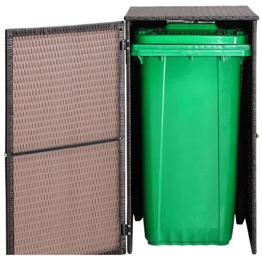 Casaria® Szemetes kuka takaró - barna