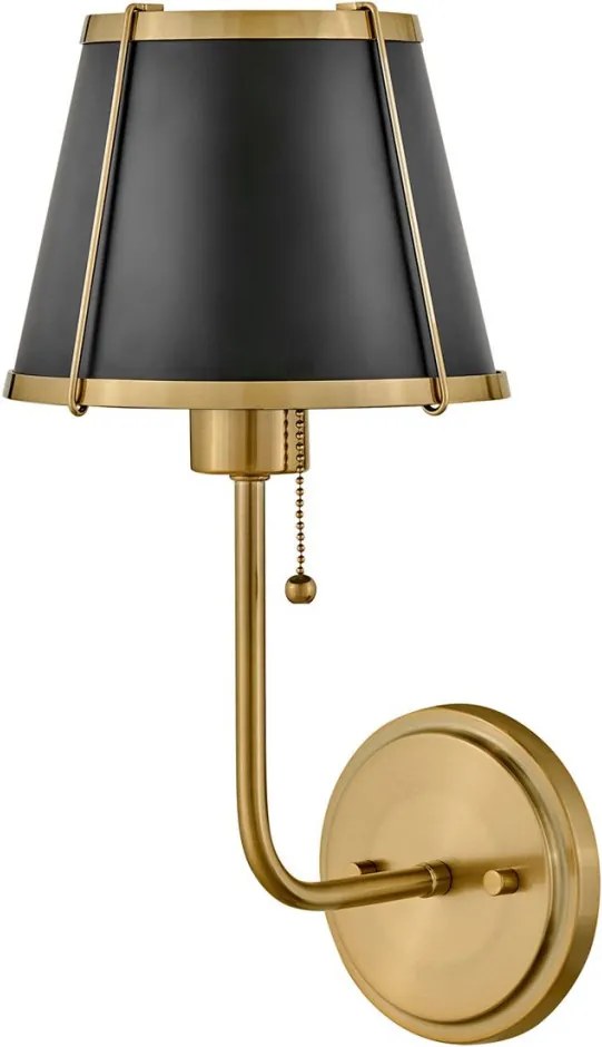 Hinkley Lighting Clarke HK-CLARKE1-BR-BK Fali lámpa 1x40W/E27 IP20
