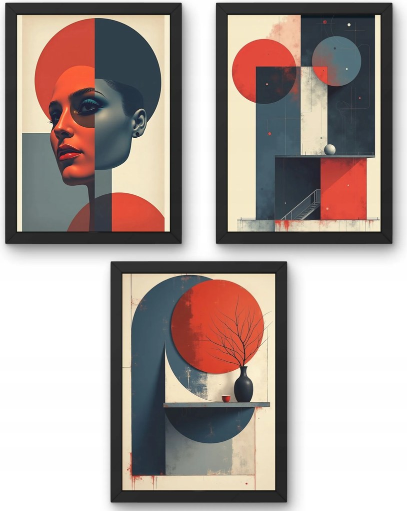 Bauhaus három darabos poszter szett A4-es méret