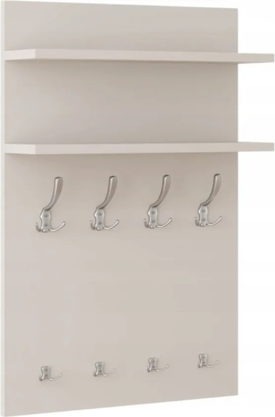 Modern fali akasztó 90x60 polc Kasmír szatén fogantyúk