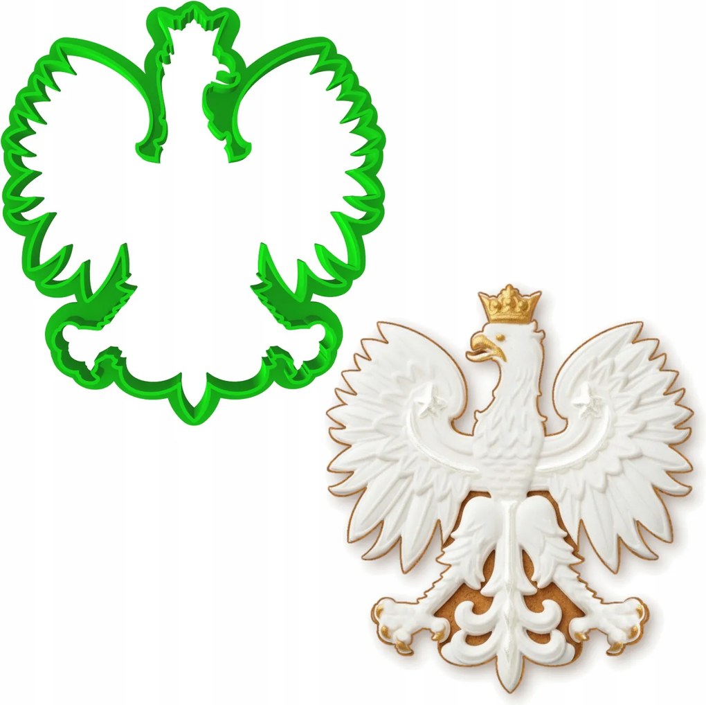 Lyukasztó forma Lengyel Függetlenség ünnepe Címer Lengyel Sas 9cm