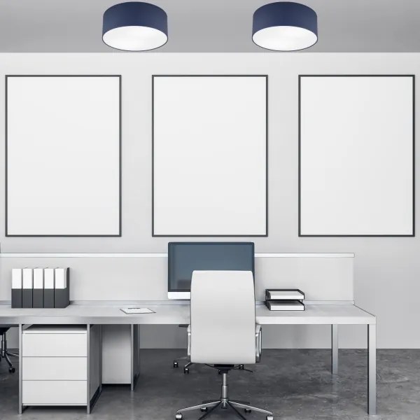 Mennyezeti lámpa SIRJA PASTEL DOUBLE 2xE27/15W/230V átm. 35 cm sötét kék