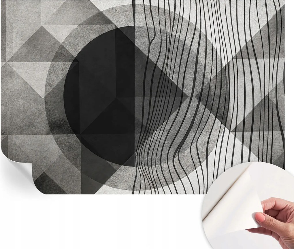 Dekoratív öntapadós tapéta Divatos minták Absztrakt formák 152x104