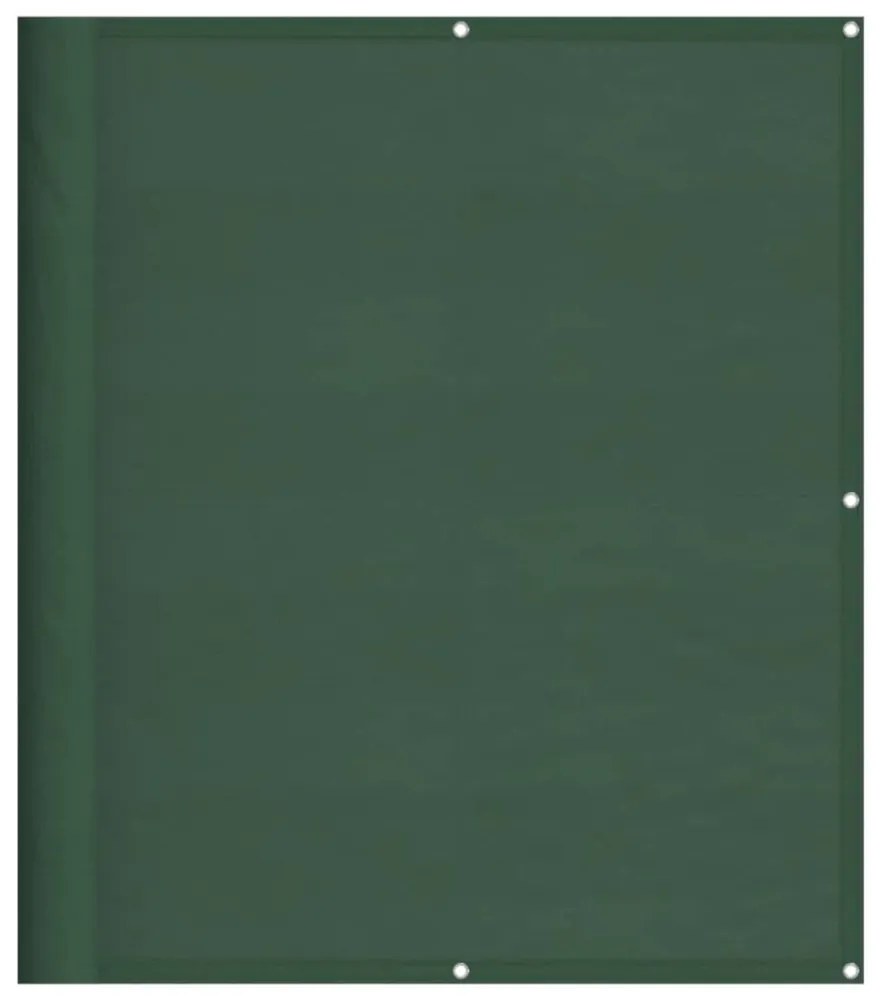 sötétzöld 100% oxford poliészter erkélyparaván 120 x 700 cm