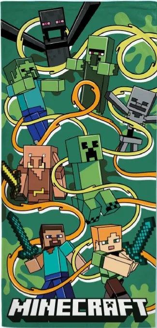 Minecraft Funtage Graphic fürdőlepedő, strand törölköző 70x140cm