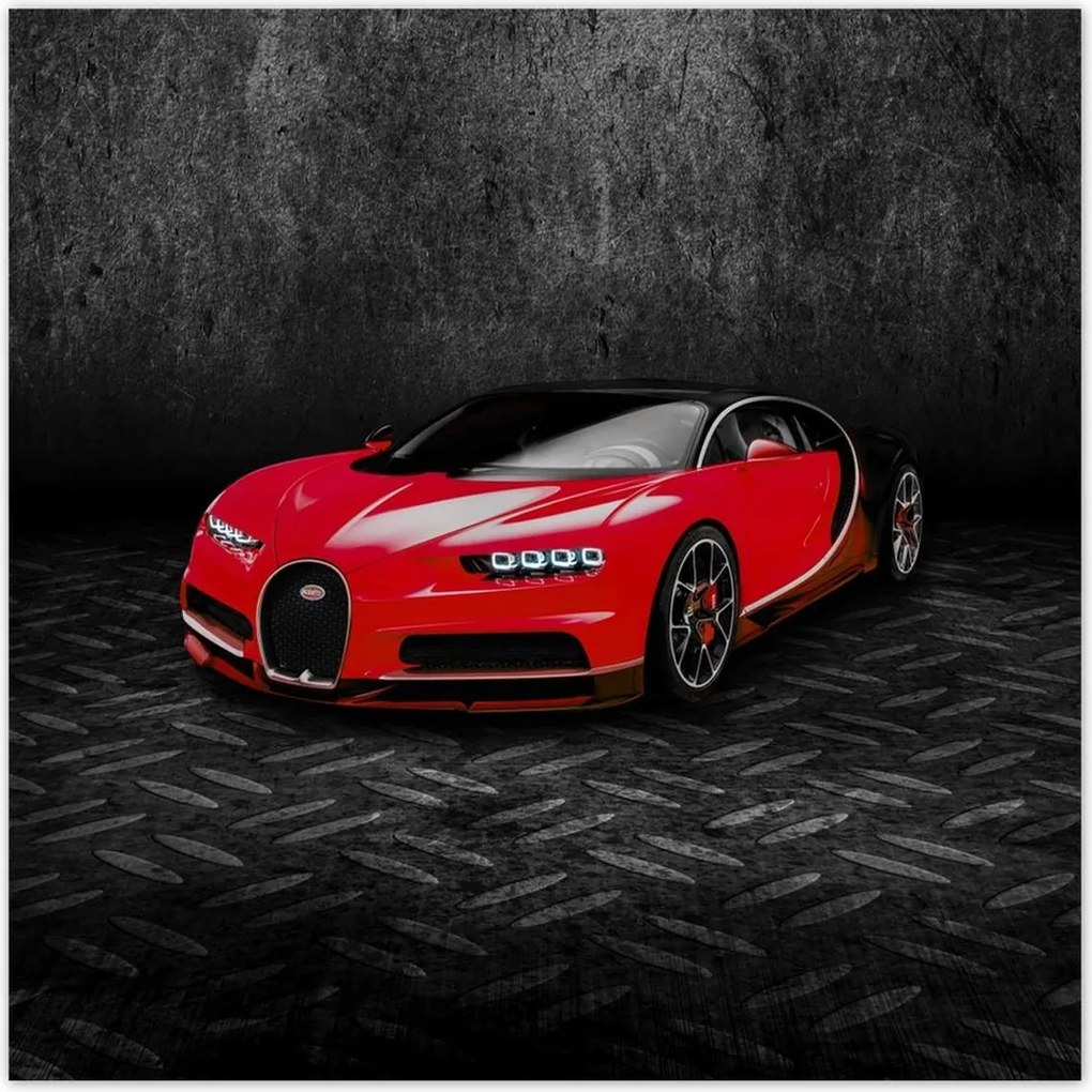 Poszterek 100x100 Piros sportautó