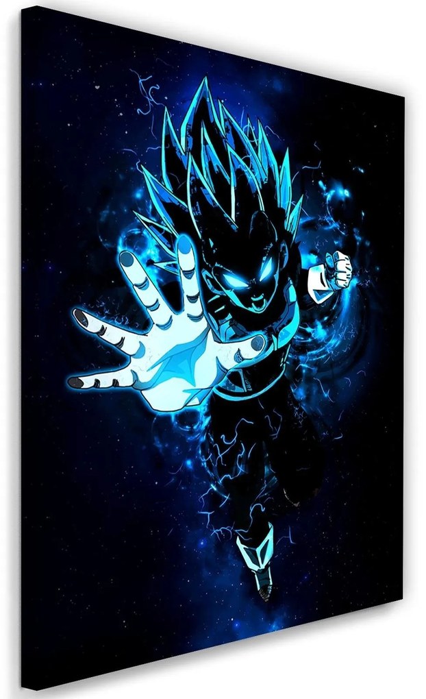 Gario Vászonkép Dragon Ball Vegeta kék - SyanArt Méret: 70 x 100 cm