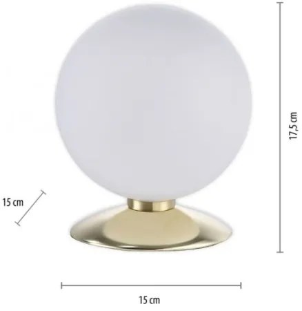 Paul Neuhaus 4013-60 - LED Dimmelhető asztali lámpa BUBBA 1xG9/3W/230V arany