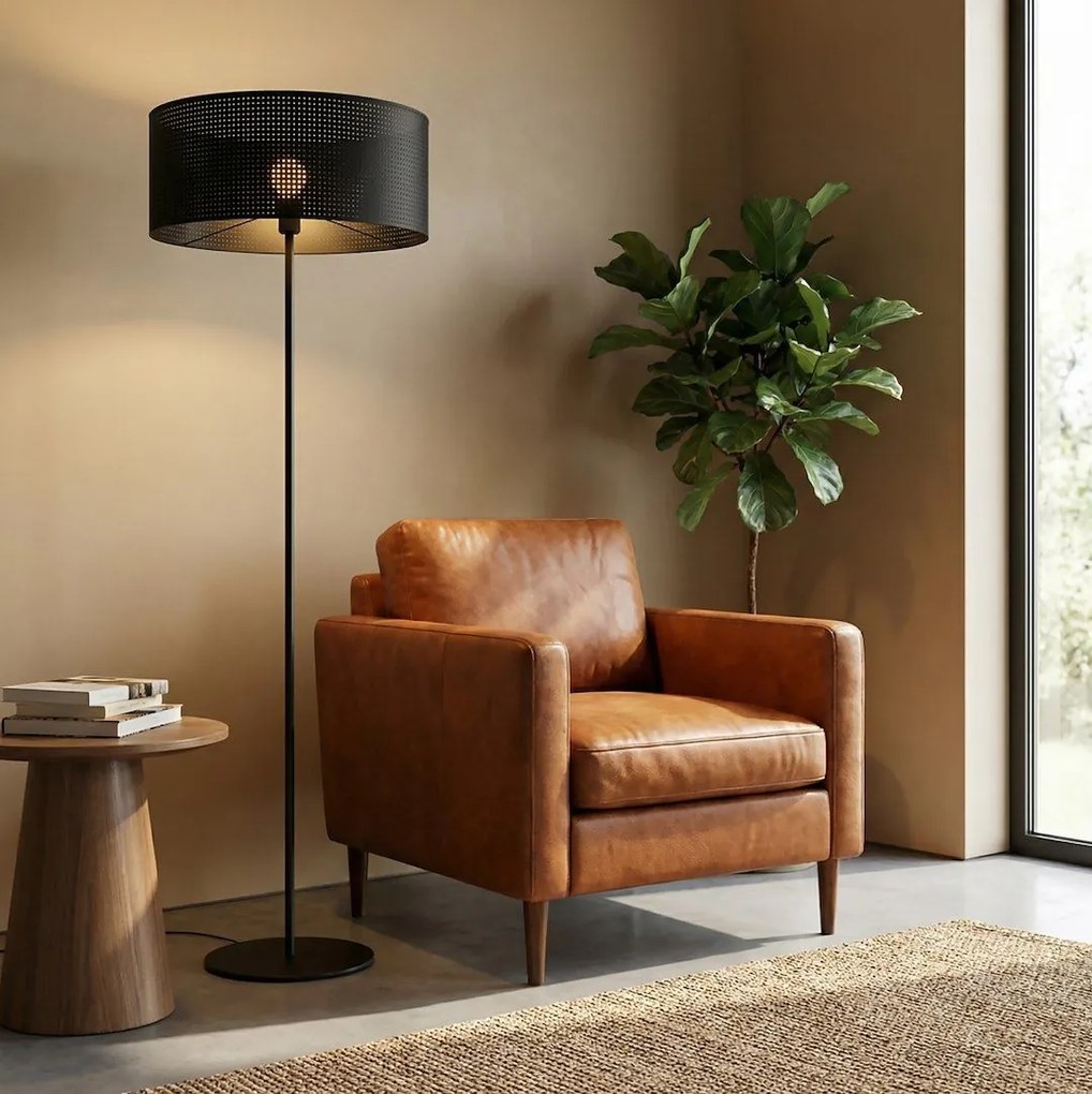 Emibig modern állólámpa lux fekete emi1670/lp1