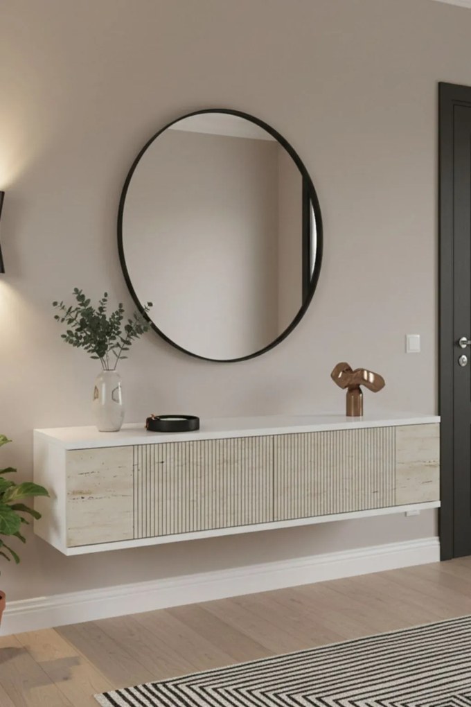 Corsa 120 - White, Travertine