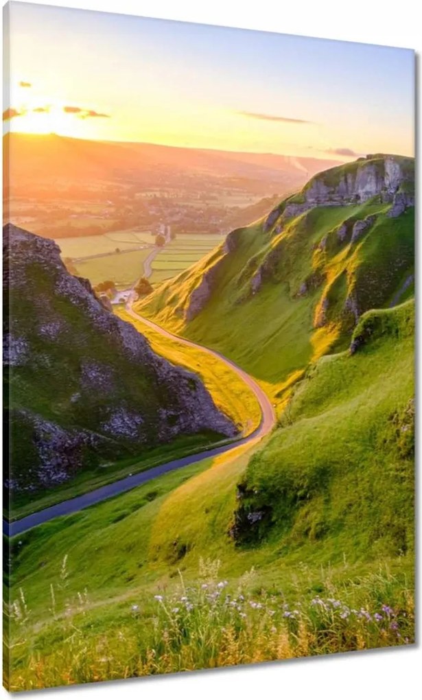 Vászonkép 70x100 Gyönyörű kilátás a hegyekre