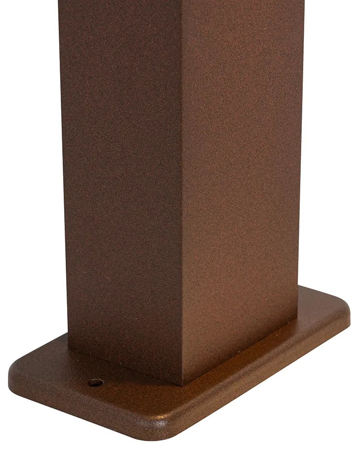 Ipari kültéri állólámpa rozsdabarna 65 cm IP44 - Baleno