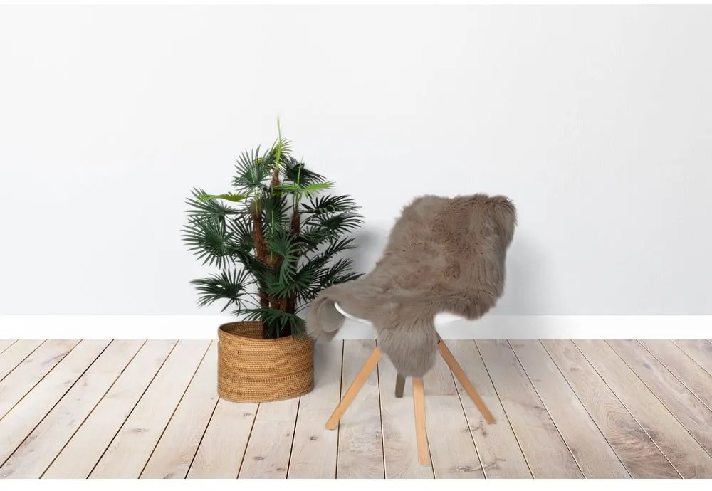Sheepskin sötétbarna műszőrme szőnyeg, 60 x 90 cm - Tiseco Home Studio