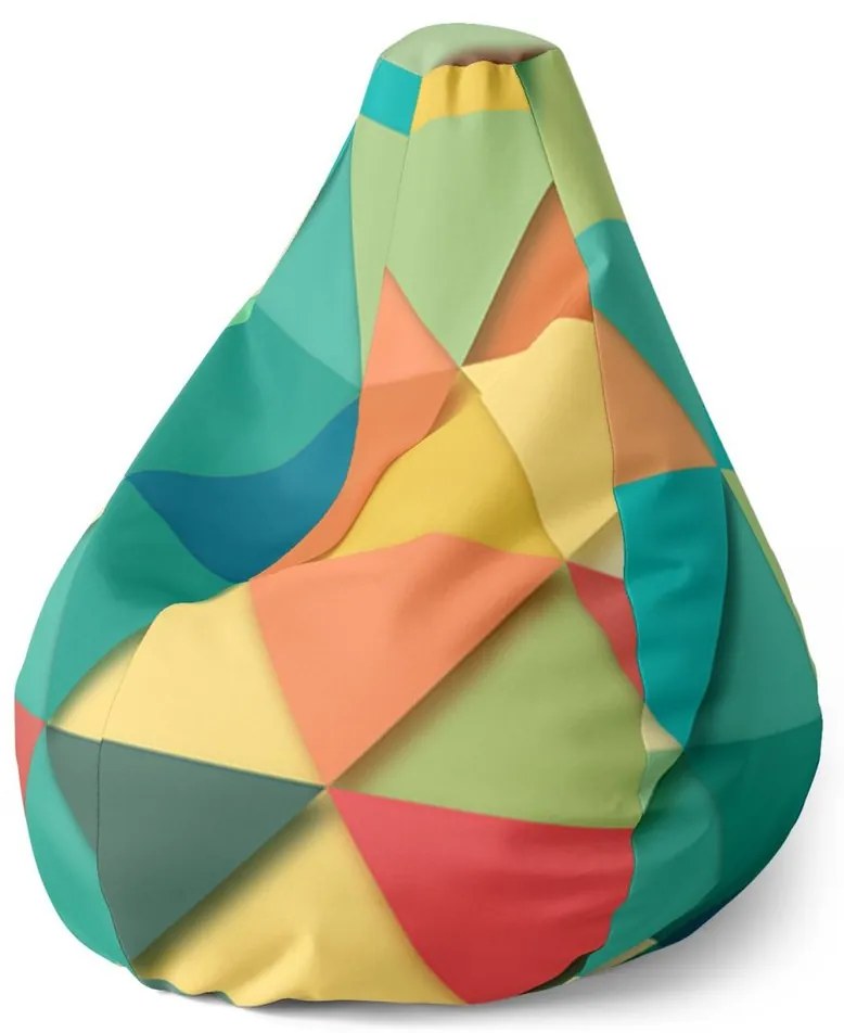 Pear babzsák háromszögek, színes
