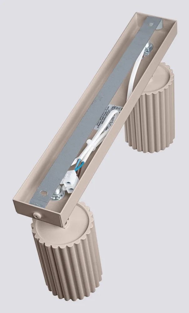 Szürkésbarna fém spotlámpa 6,5x30 cm Gleam – Sollux