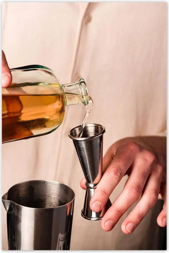Poszterek 80x120 Pultos mérőpohár alkohol