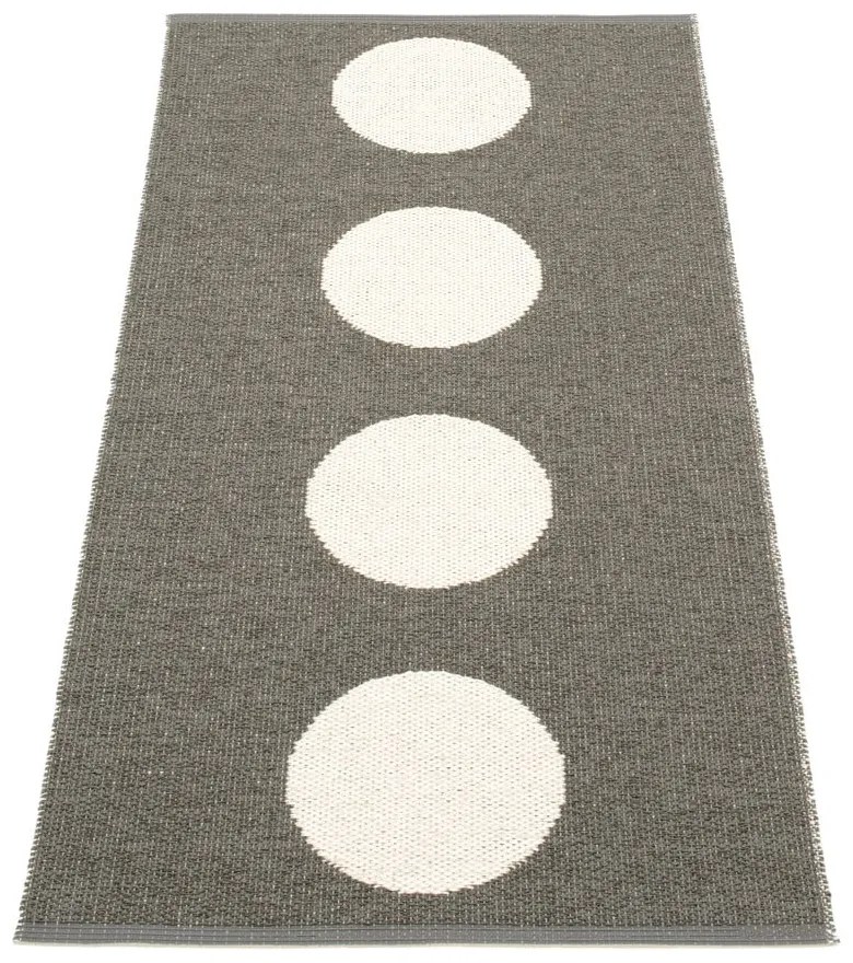 Sötétszürke kültéri-beltéri futószőnyeg 70x150 cm Vera Charcoal – Pappelina