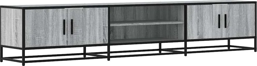 vidaXL szürke sonoma színű szerelt fa TV-szekrény 210 x 35 x 41 cm