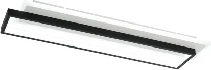Brilagi - LED dimmelhető mennyezeti lámpatest OUTLINE LED/66W/230V 15x60 cm fehér/fekete + távirányító