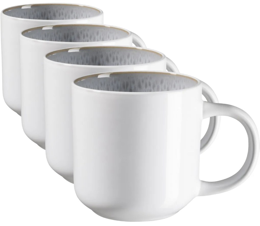 Mäser Lunaria Grey kávéscsészék szett 360 ml, 4 db