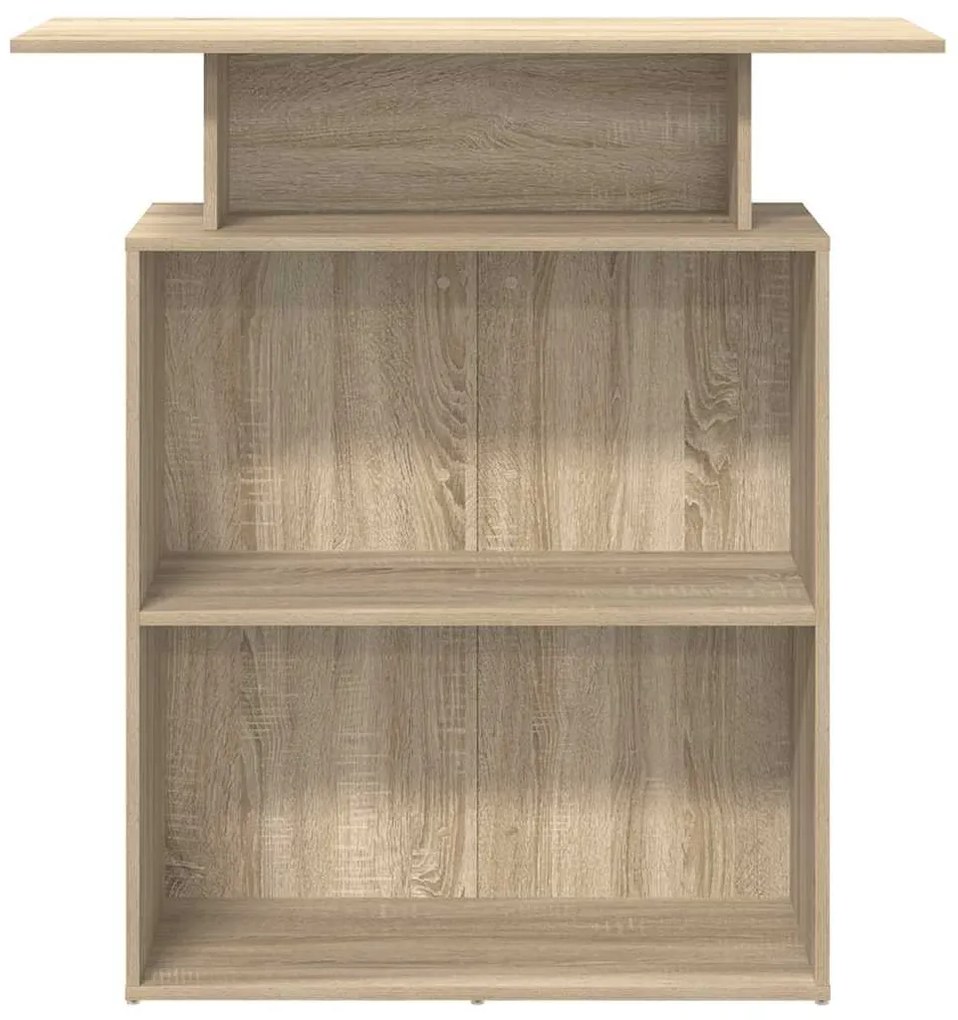 recepciós pult sonoma tölgy 100x40x104 cm szerelt fa
