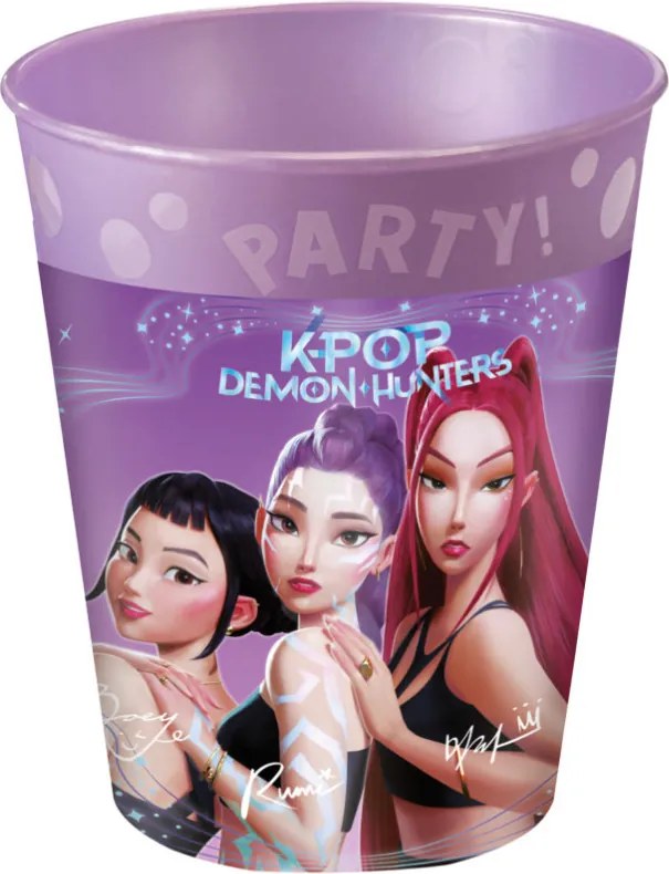K-pop Démonvadászok Honmoon micro prémium műanyag pohár szett 4 db-os 250 ml