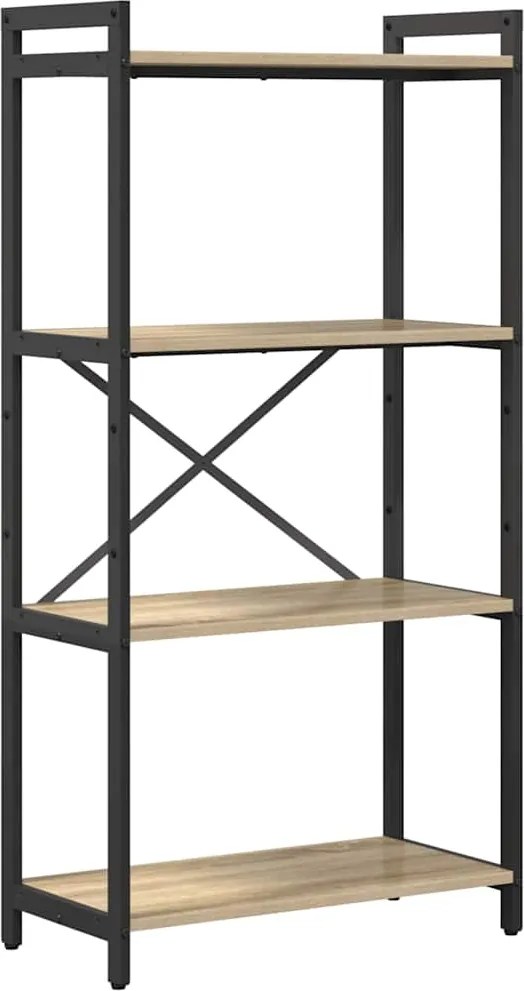 vidaXL Könyvespolc Sonoma tölgy 40 x 30 x 85 cm Faanyag