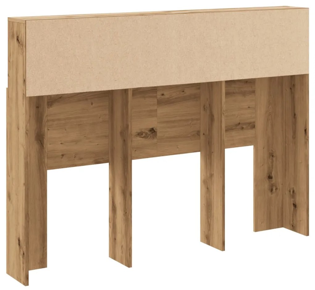 Artisan tölgyfa fejtámlás szekrény 140x19x103,5 cm