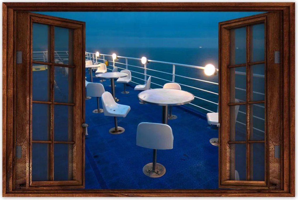 Poszterek 60x40 Tengerparti kávézó