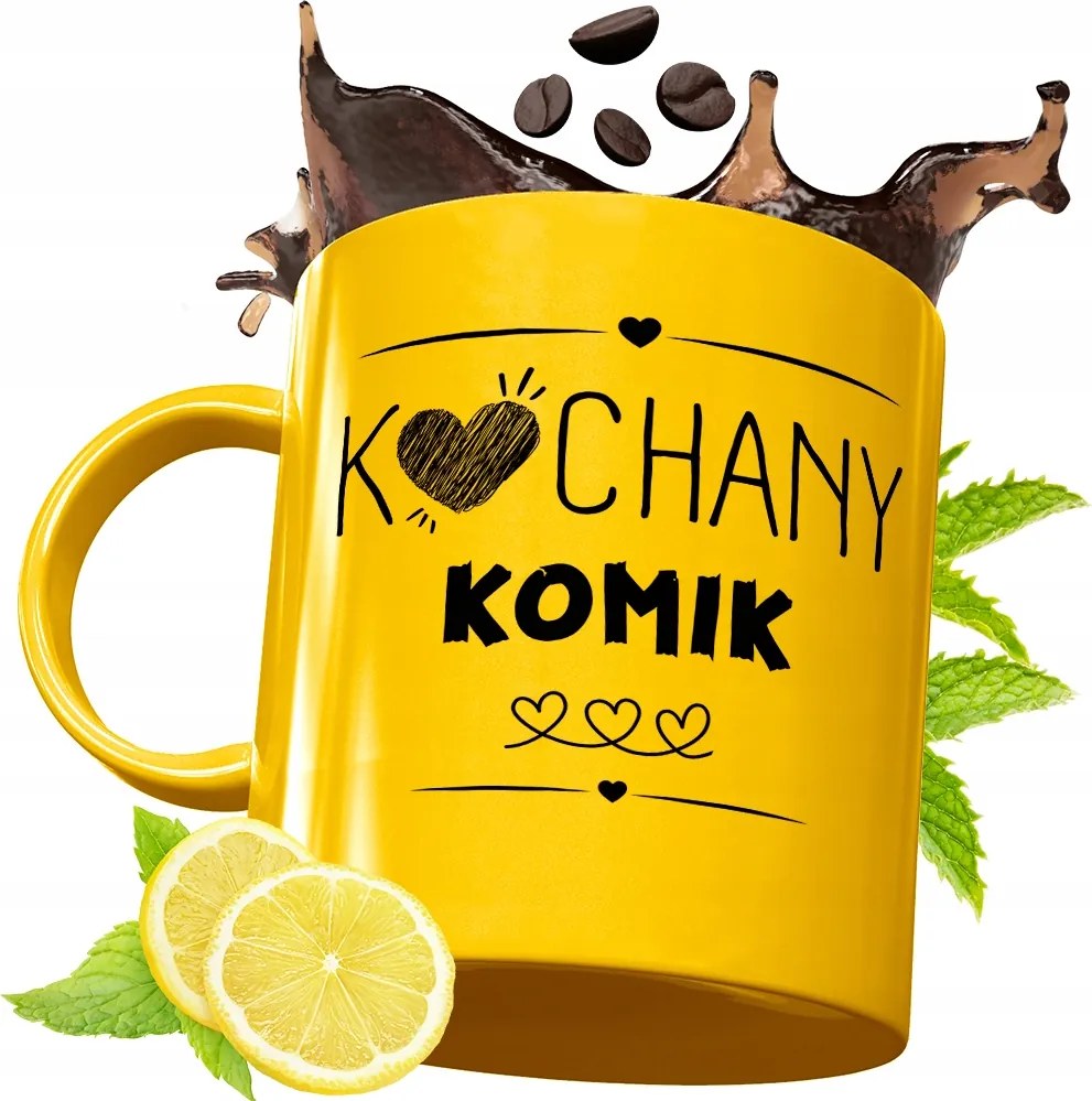 Arany Prémium Bögre Komikusnak Ajándék Nyomtatott Fotóval