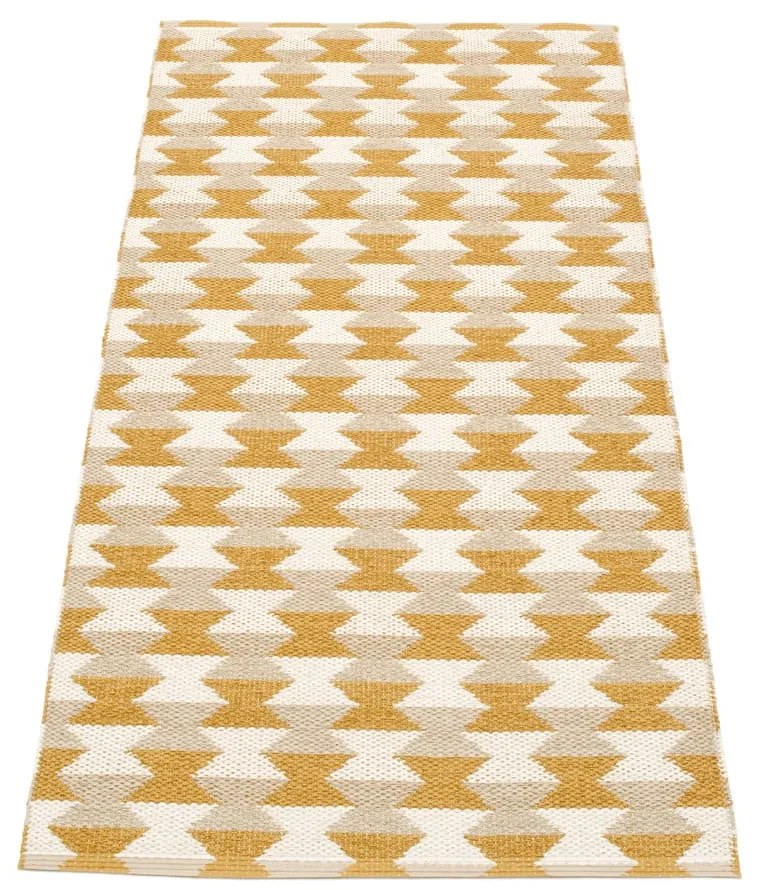 Okkersárga kültéri-beltéri futószőnyeg 70x160 cm Dana Ochre – Pappelina
