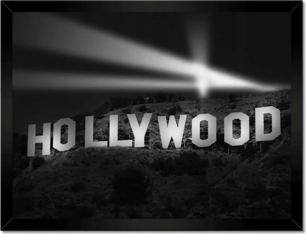 Poszterek keretben 40x30 Hollywood Felirat