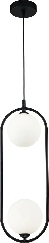 Maytoni modern függeszték ring fehér fekete mymod013pl-02b