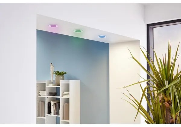 Eglo 32881 – 3 darabos szett RGB dimmelhető beépíthető mennyezeti lámpa FUEVA-C LED/3W/230V