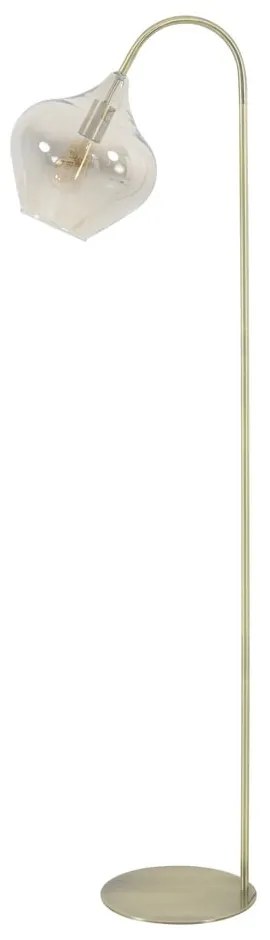 Aranyszínű állólámpa (magasság 160 cm) Rakel – Light &amp; Living