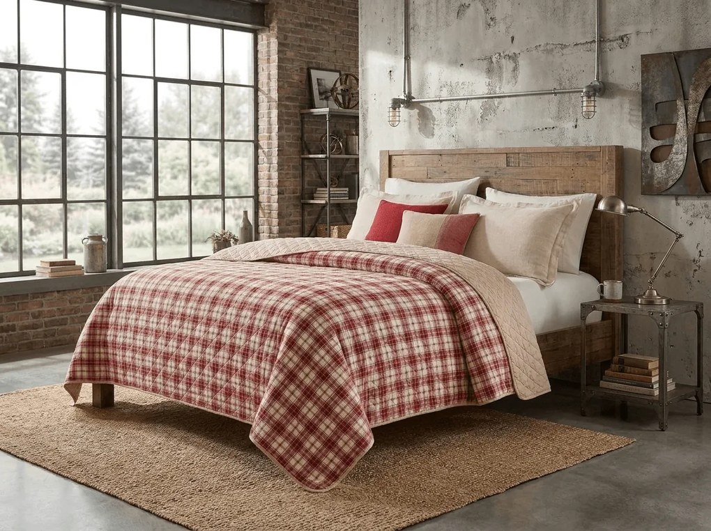 Ágytakaró TARTAN HEART, színes kivitel Méret: 220 x 240 cm