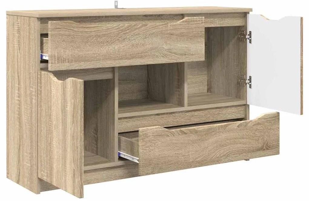 Széf fiókkal Sonoma tölgy 100 x 30 x 65,6 Faanyag